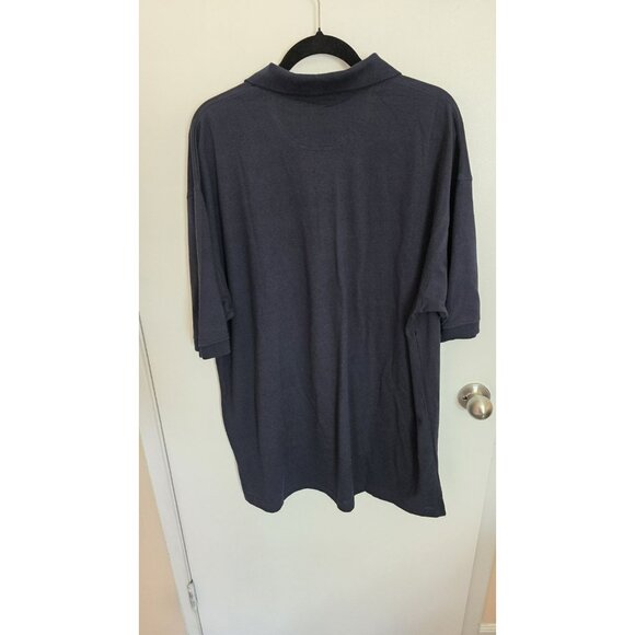 Clique Polo Top Blue Short Sleeve Knit Shirt Size XXXL Golf Preppy Bowling NWT - Picture 2 of 10